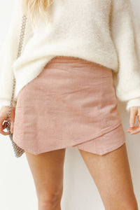 mode, making me blush cord skirt