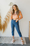 mode, faye woven blouse
