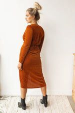 mode, velvet plunge knot dress