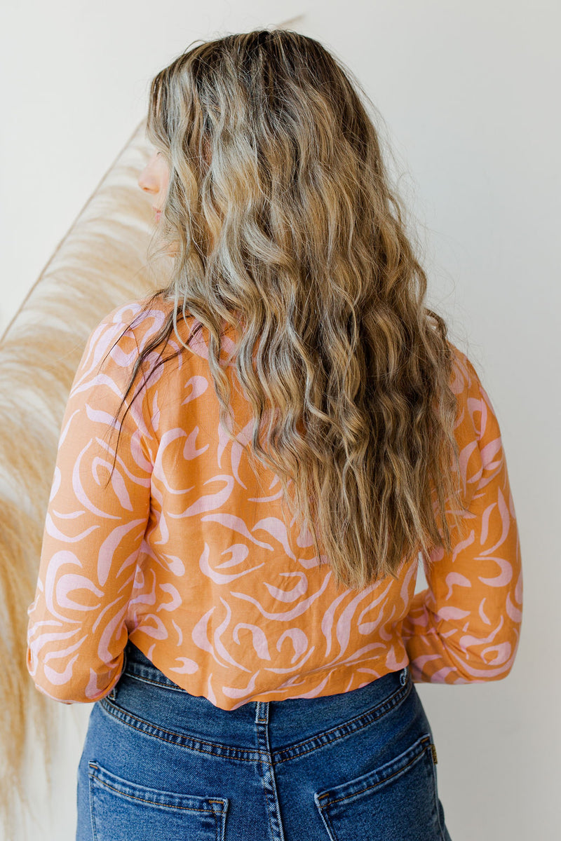 mode, faye woven blouse