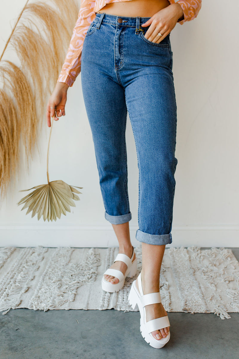 mode, Lara high rise denim
