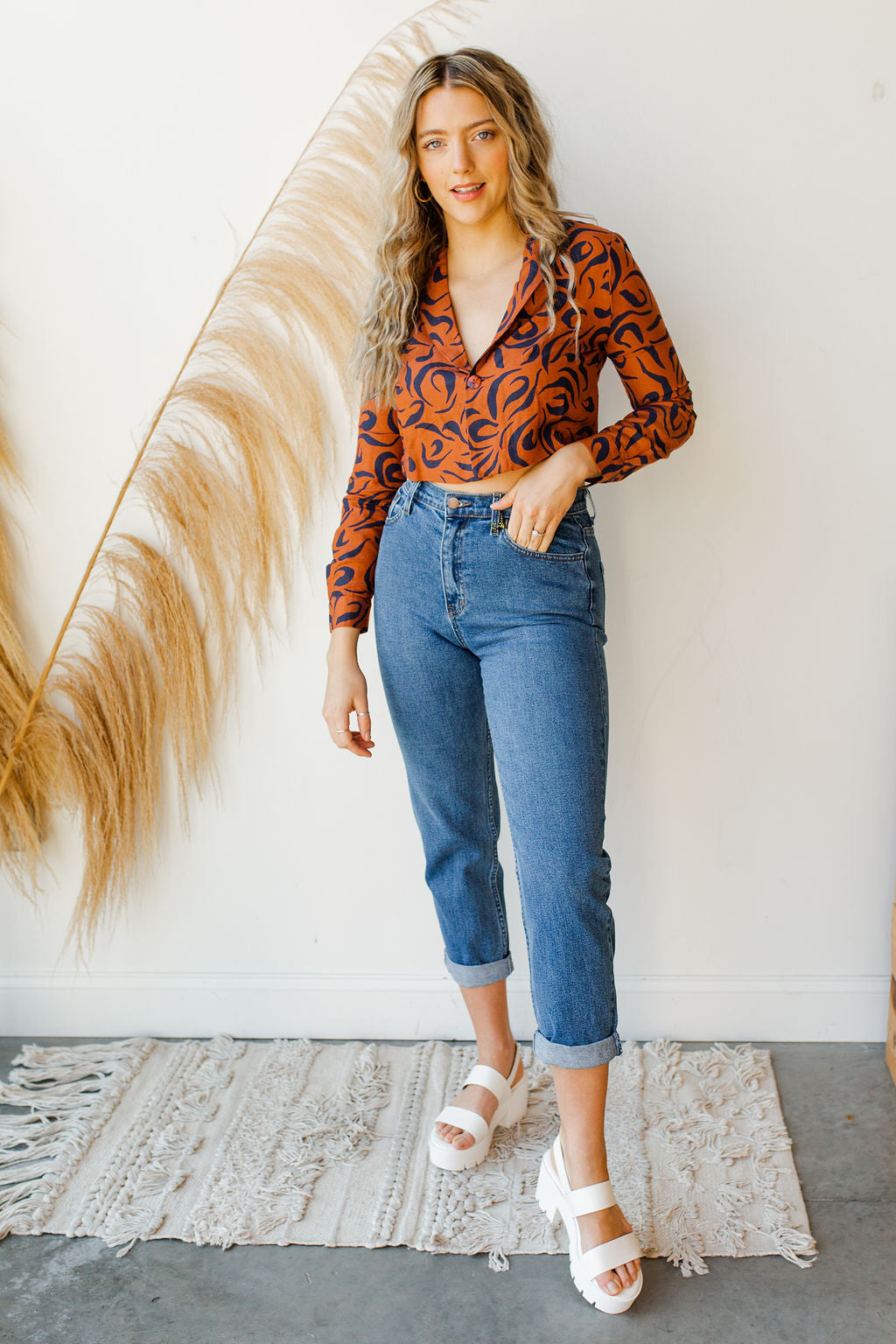 mode, Lara high rise denim