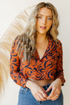 mode, faye woven blouse