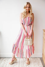 mode, Missy multi stripe jumpsuit