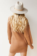 mode, turtle neck sweater dress