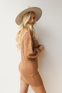 mode, turtle neck sweater dress