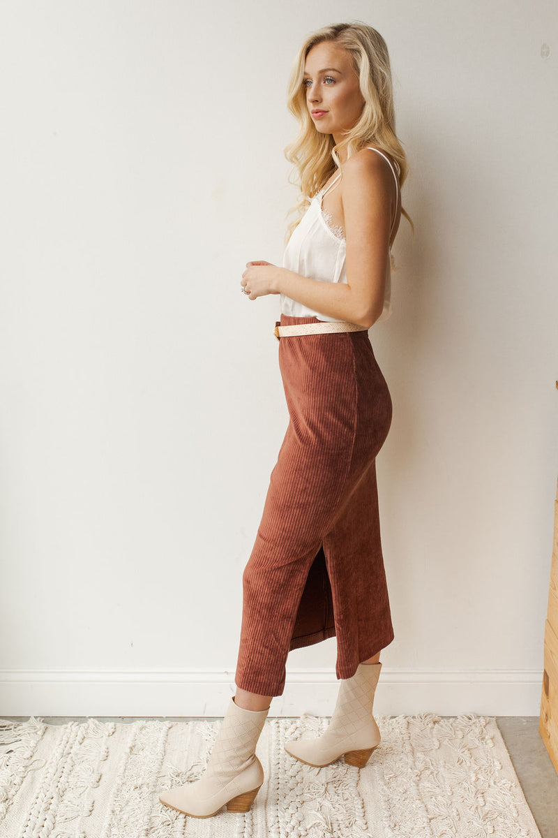 mode, helen rib tube skirt