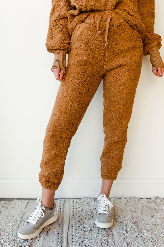 mode, cozy teddy set (pants)
