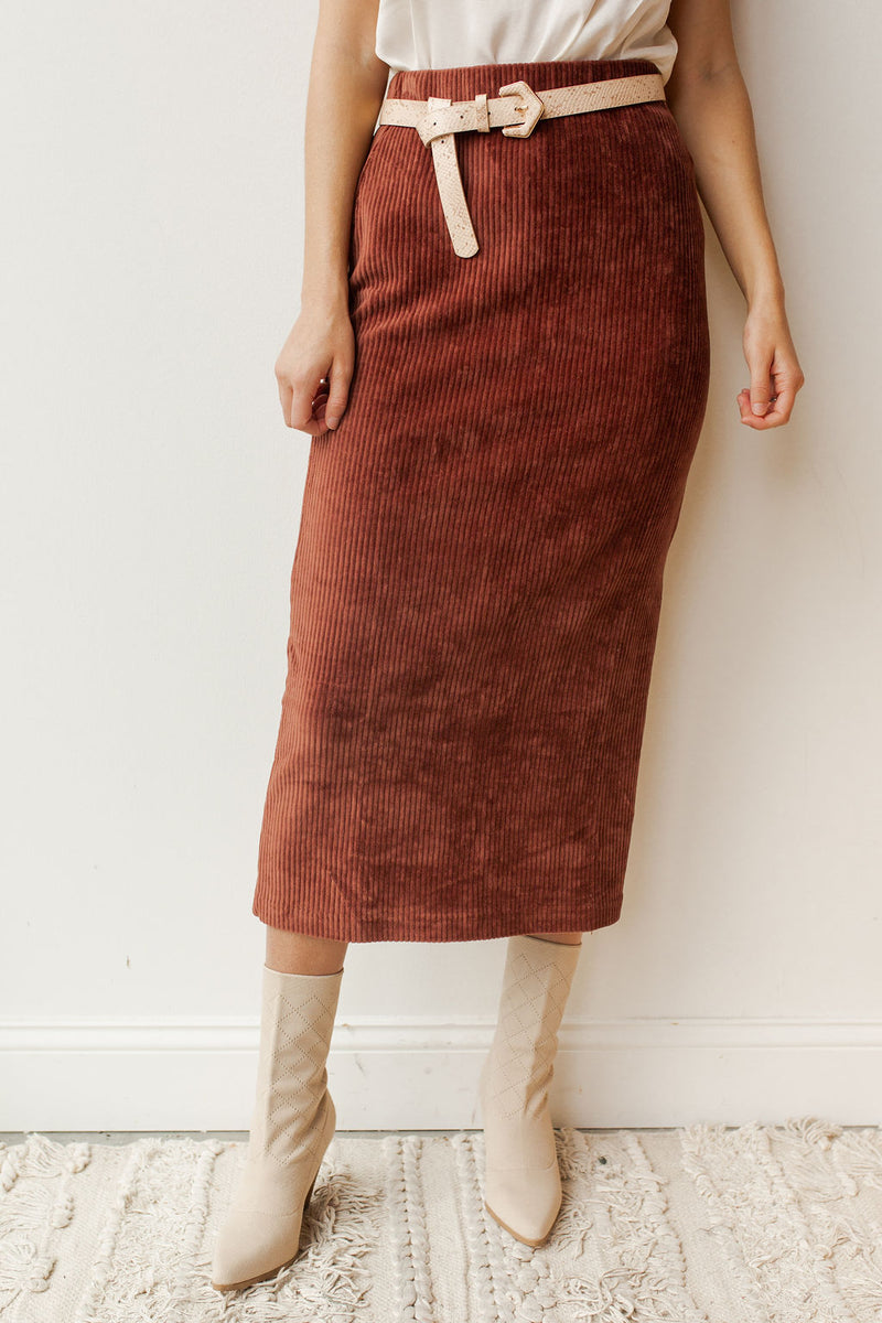 mode, helen rib tube skirt