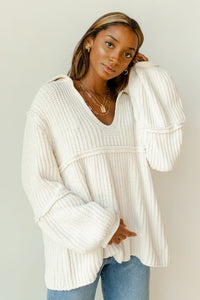 mode, take it easy sweater
