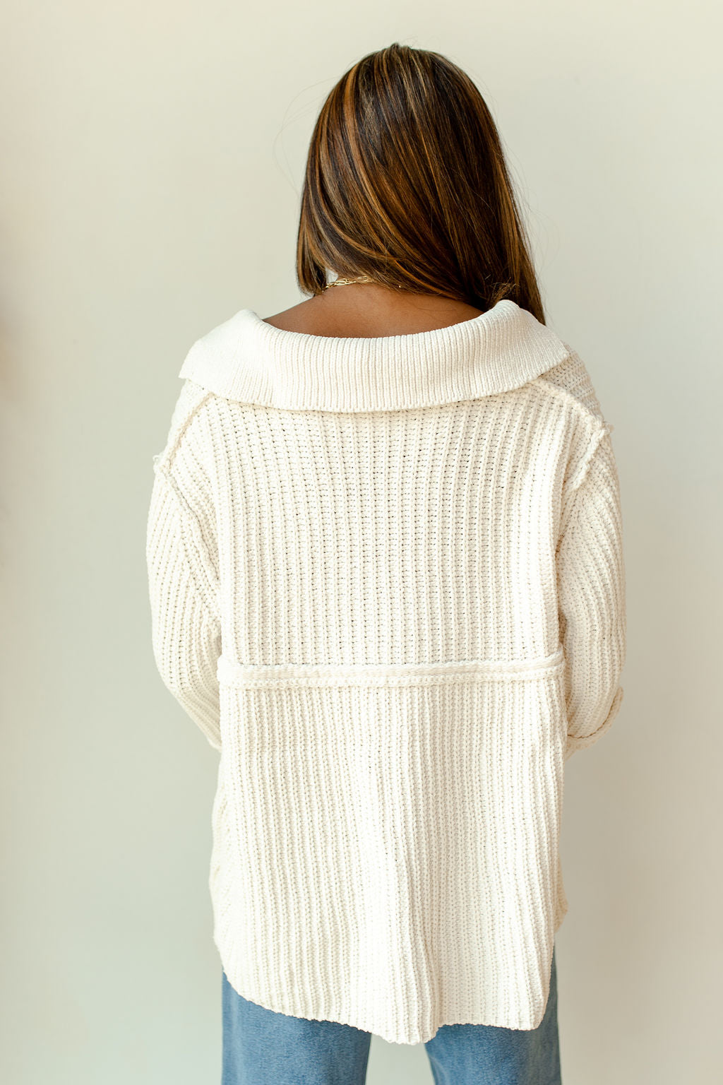 mode, take it easy sweater