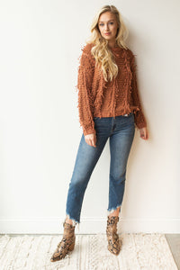 mode, shaggy thing sweater