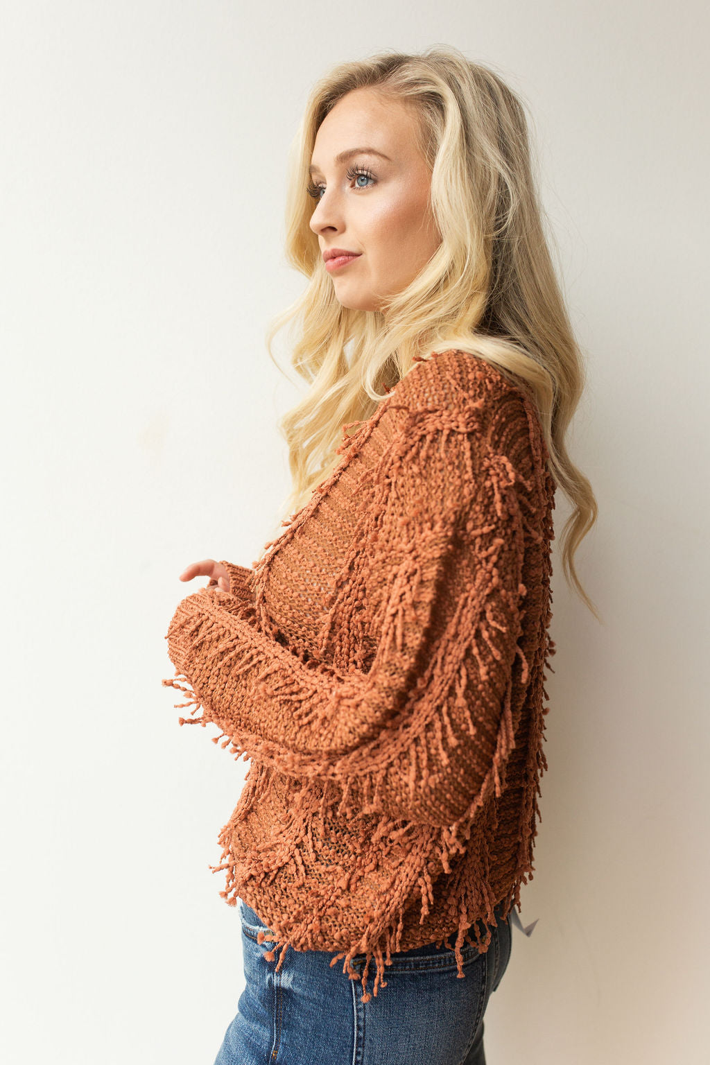 mode, shaggy thing sweater