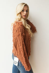 mode, shaggy thing sweater