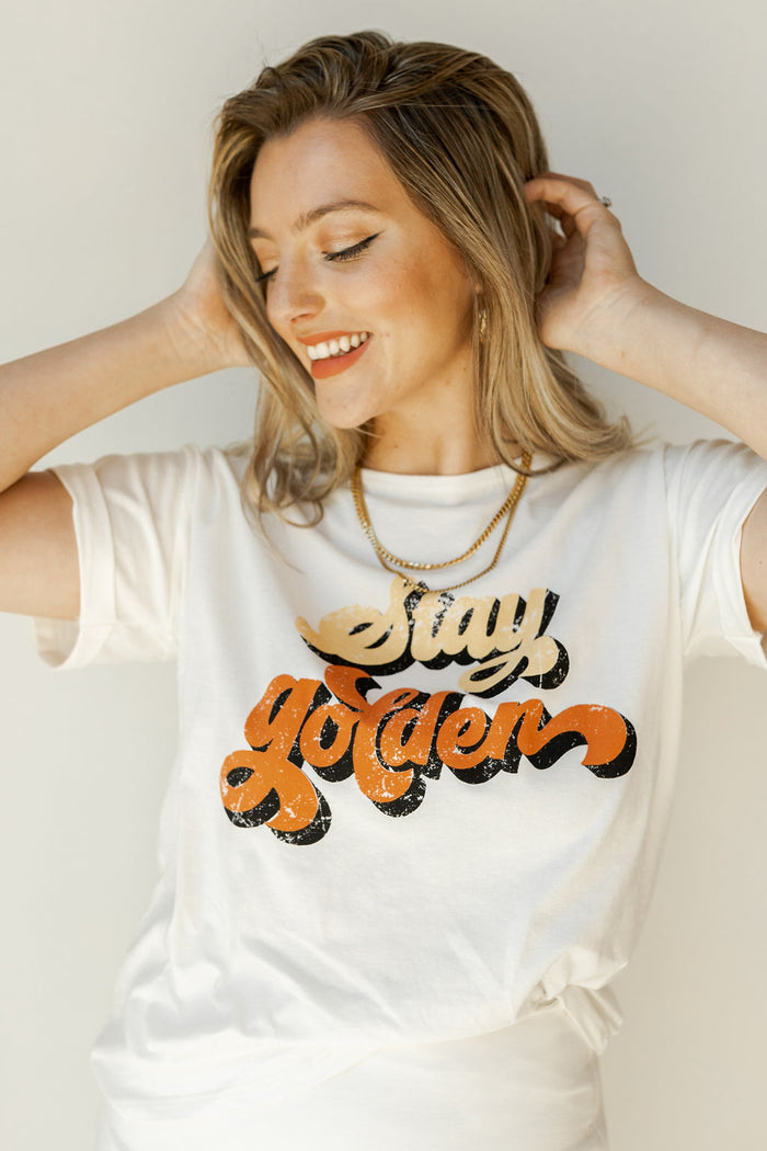 mode, stay golden tee