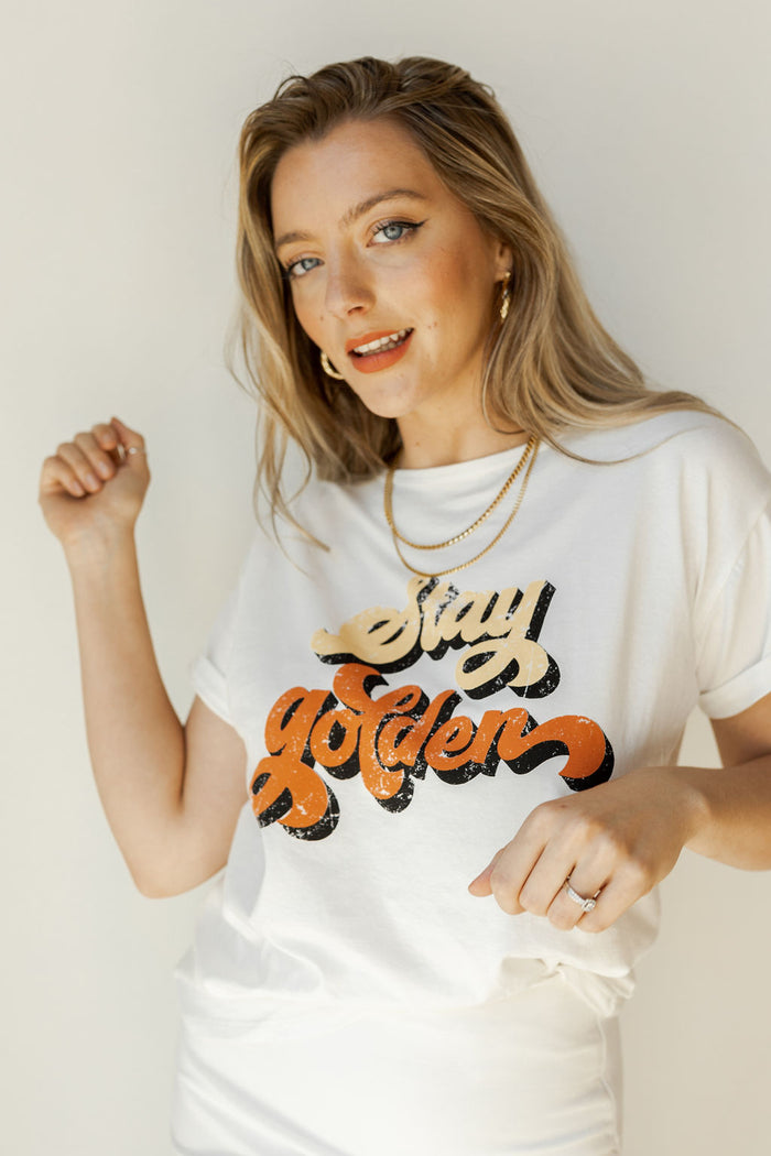 mode, stay golden tee