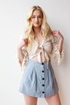 mode, it's you denim skirt