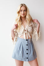 mode, it's you denim skirt