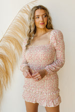 mode, flower power dress