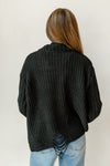 mode, the only one distressed turtleneck