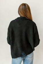 mode, the only one distressed turtleneck
