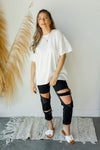 mode, every single time mom denim
