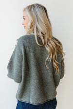 mode, mock neck pom pom sweater