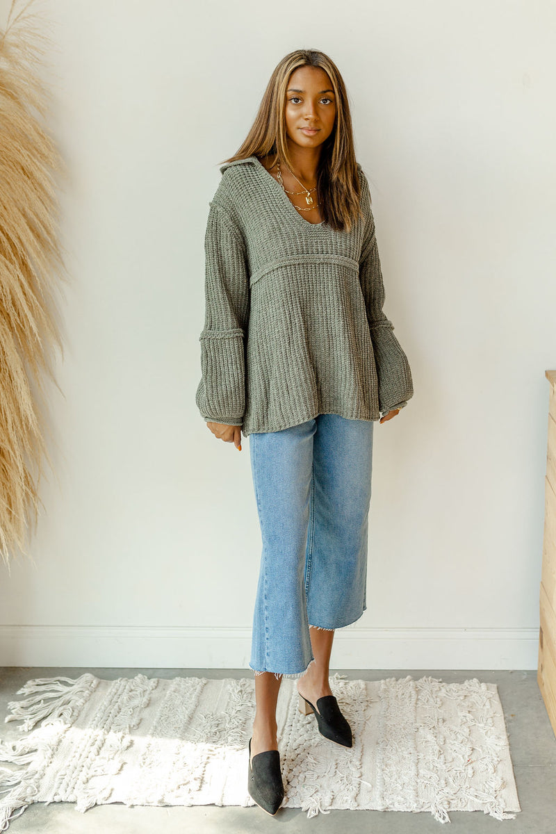 mode, take it easy sweater