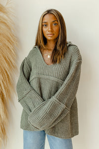 mode, take it easy sweater