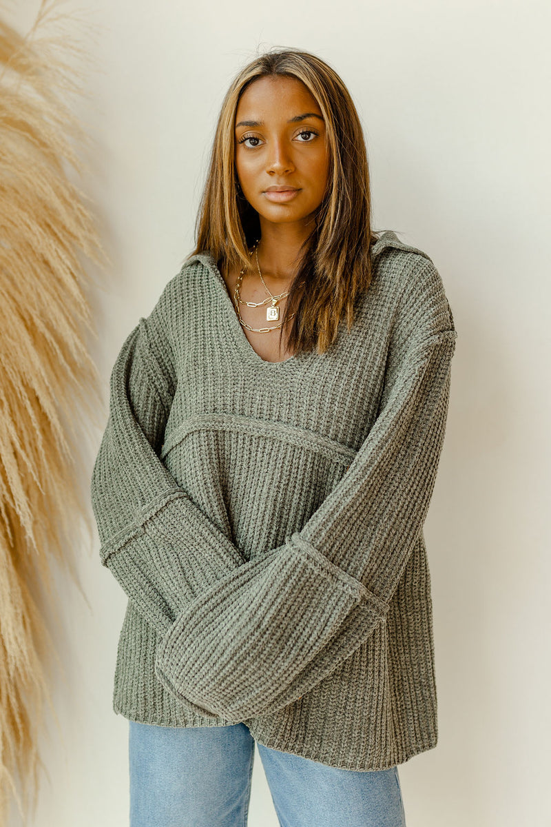 mode, take it easy sweater