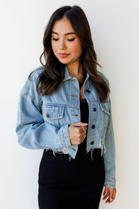 mode, if I ain't got you crop jacket