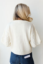 mode, chunky woven sweater