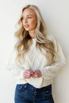 mode, chunky woven sweater