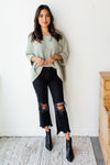 mode, slouchy pocket sweater