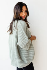 mode, slouchy pocket sweater