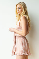 mode, cross the lines tie romper