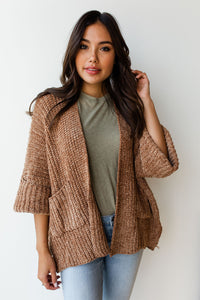 mode, wish you were here slouch cardigan
