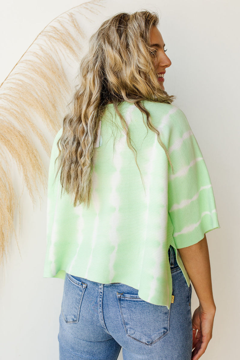mode, look at her now tie dye top