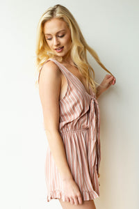 mode, cross the lines tie romper