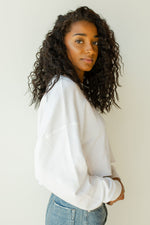 mode, in the raw cropped sweater