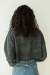 mode, in the raw cropped sweater