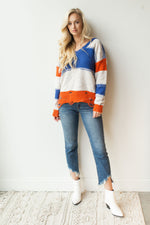 mode, Thunder rolls v neck sweater