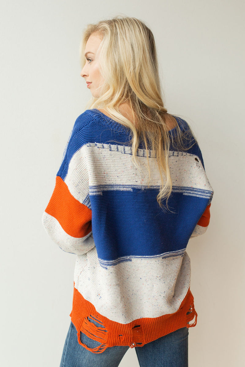 mode, Thunder rolls v neck sweater