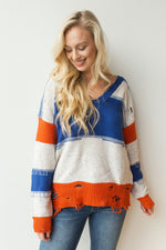 mode, Thunder rolls v neck sweater