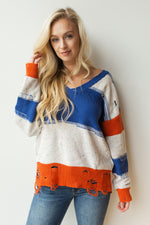 mode, Thunder rolls v neck sweater