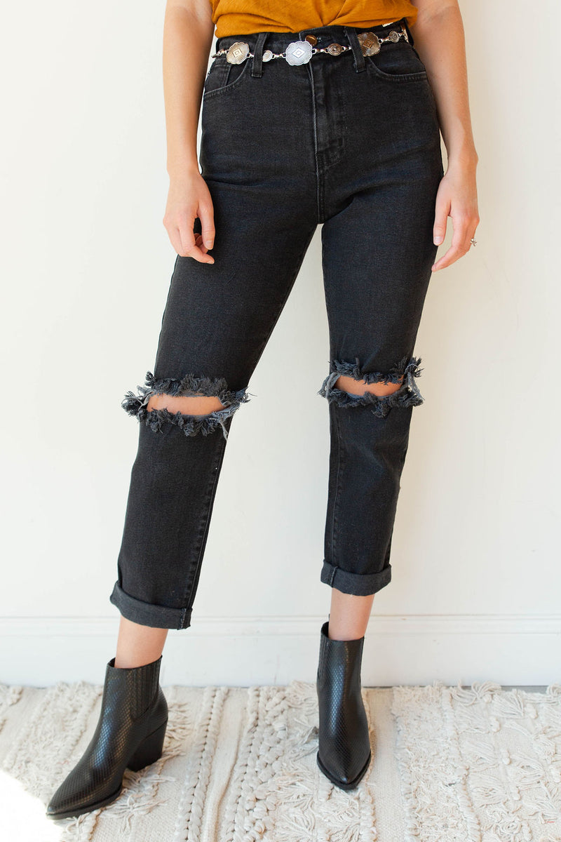 mode, Fara high rise denim