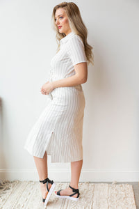 mode, Jane button midi dress