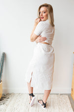 mode, Jane button midi dress