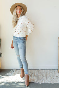 mode, hot cocoa drops sweater