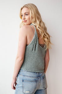 mode, Tina distressed sweater tank